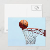 Basketball anticipatie briefkaart (Voorkant / Achterkant)