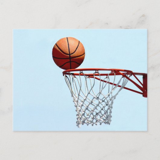 Basketball anticipatie briefkaart (Voorkant)