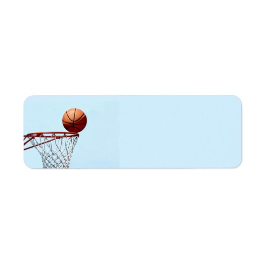 Basketball anticipatie etiket (Voorkant)
