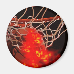 Basketball Art Magneet