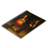 Basketball Art Notebook - Sports Design Journal Notitieboek (Linkerzijde)