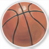 Basketball Art Sticker (Voorkant)