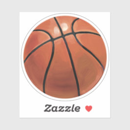 Basketball Art Sticker
