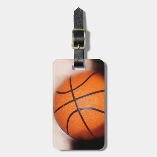 Basketball Artwork Bagagelabel (Voorkant verticaal)