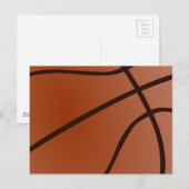 Basketball Artwork Briefkaart (Voorkant / Achterkant)
