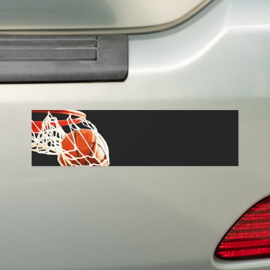 Basketball Artwork Bumpersticker (Op auto)
