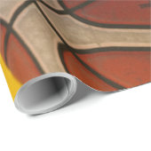Basketball Artwork Cadeaupapier (Rol Hoek)