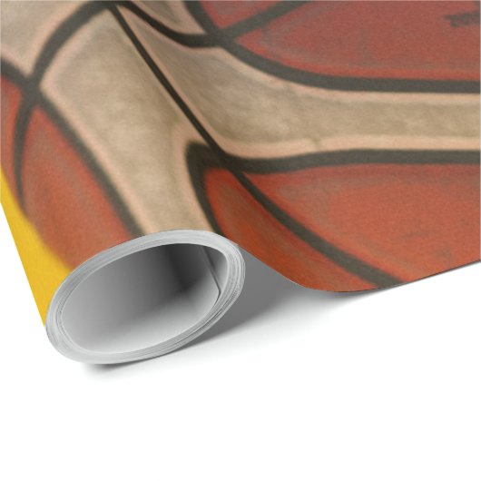 Basketball Artwork Cadeaupapier (Rol Hoek)