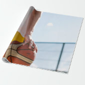 Basketball Artwork Cadeaupapier (Uitgerold)