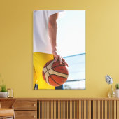 Basketball Artwork Canvas Afdruk (Insitu (Woonkamer))
