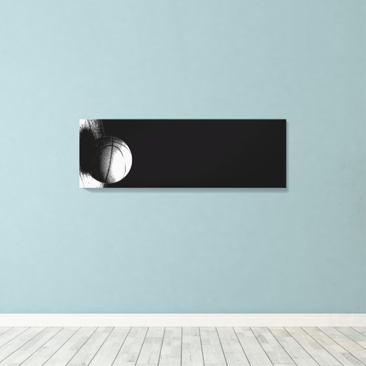 Basketball Artwork Canvas Afdruk (Insitu (Houten vloer))