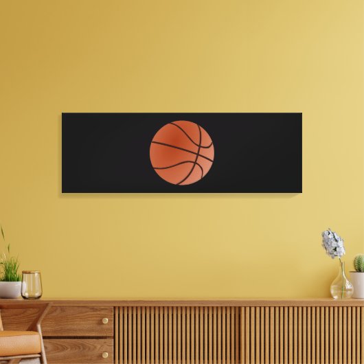 Basketball Artwork Canvas Afdruk (Insitu (Woonkamer))