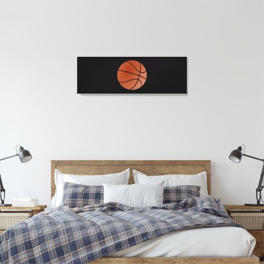 Basketball Artwork Canvas Afdruk (Insitu (Slaapkamer))