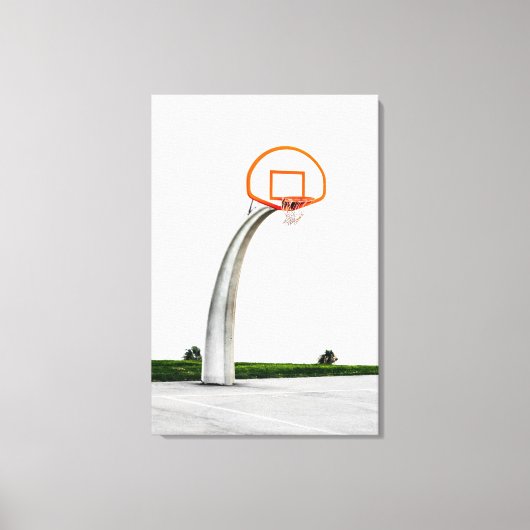 Basketball Artwork Canvas Afdruk (Voorkant)