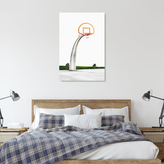 Basketball Artwork Canvas Afdruk (Insitu (Slaapkamer))