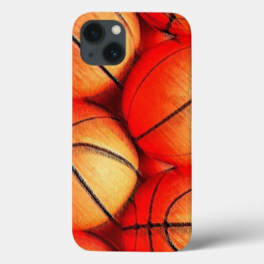 Basketball Artwork Case-Mate iPhone Case (Achterkant)