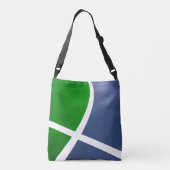 Basketball Artwork Crossbody Tas (Achterkant)