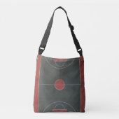  Basketball Artwork Crossbody Tas (Voorkant)