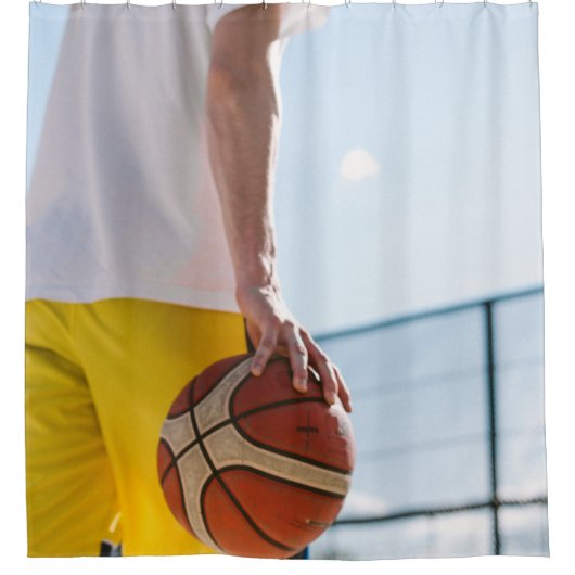 Basketball Artwork Douchegordijn (Voorkant)