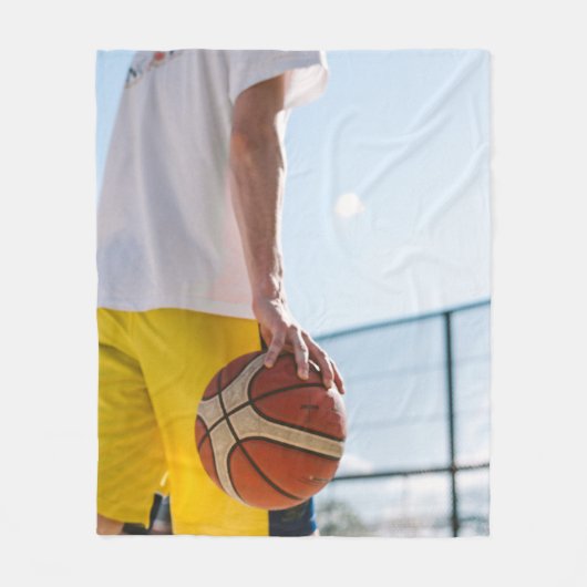 Basketball Artwork Fleece Deken (Voorkant)