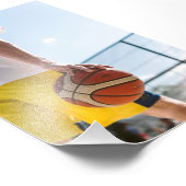 Basketball Artwork Foto Afdruk (Hoek)