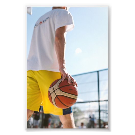 Basketball Artwork Foto Afdruk (Voorkant)