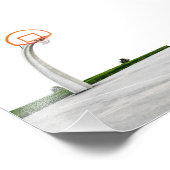  Basketball Artwork Foto Afdruk (Hoek)