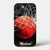 Basketball Artwork Jouw naam Case-Mate iPhone Case (Achterkant)
