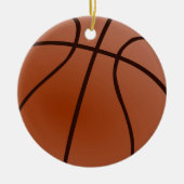 Basketball Artwork Keramisch Ornament (Voorkant)