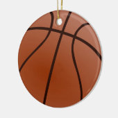 Basketball Artwork Keramisch Ornament (Links)