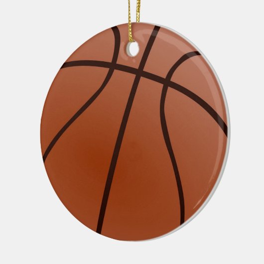 Basketball Artwork Keramisch Ornament (Links)