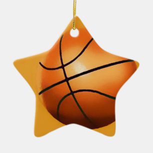 Basketball Artwork Keramisch Ornament
