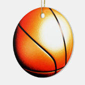 Basketball Artwork Keramisch Ornament (Links)