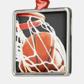 Basketball Artwork Metalen Ornament (Links)