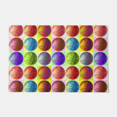 Basketball Artwork Pop Art Deurmat (Voorkant)