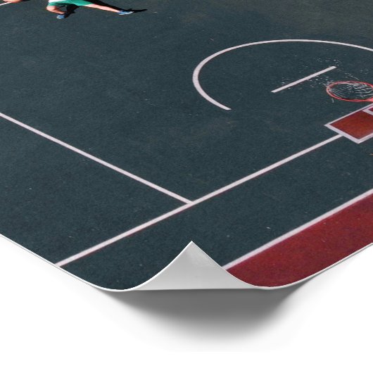 Basketball Artwork Poster (Hoek)