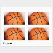Basketball Artwork Rechthoekige Sticker (Vel)
