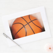 Basketball Artwork Rechthoekige Sticker (Envelop)