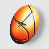 Basketball Artwork Ronde Klok (Hoek)