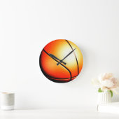 Basketball Artwork Ronde Klok (Huis)