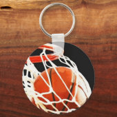 Basketball Artwork Sleutelhanger (Voorkant)