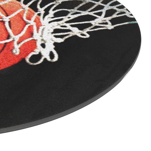 Basketball Artwork Snijplank (Hoek)