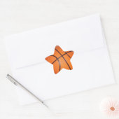 Basketball Artwork Ster Sticker (Envelop)
