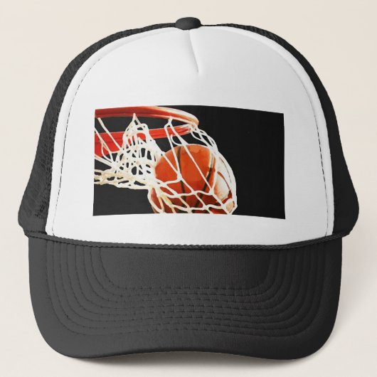 Basketball Artwork Trucker Pet (Voorkant)