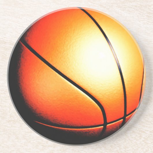 Basketball Artwork Zandsteen Onderzetter (Voorkant)