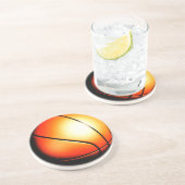 Basketball Artwork Zandsteen Onderzetter (Zijkant)