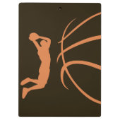 Basketball Athlete Klembord (Achterkant)