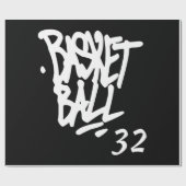 Basketball Athletic Sport Nummer 32 Cadeaupapier (Vlak)