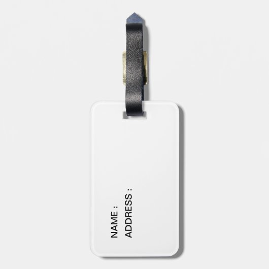 Basketball-atleet Bagagelabel (Achterkant verticaal)