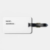 Basketball-atleet Bagagelabel (Achterkant horizontaal)